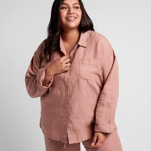 PARACHUTE women's linen top Sz L NEW